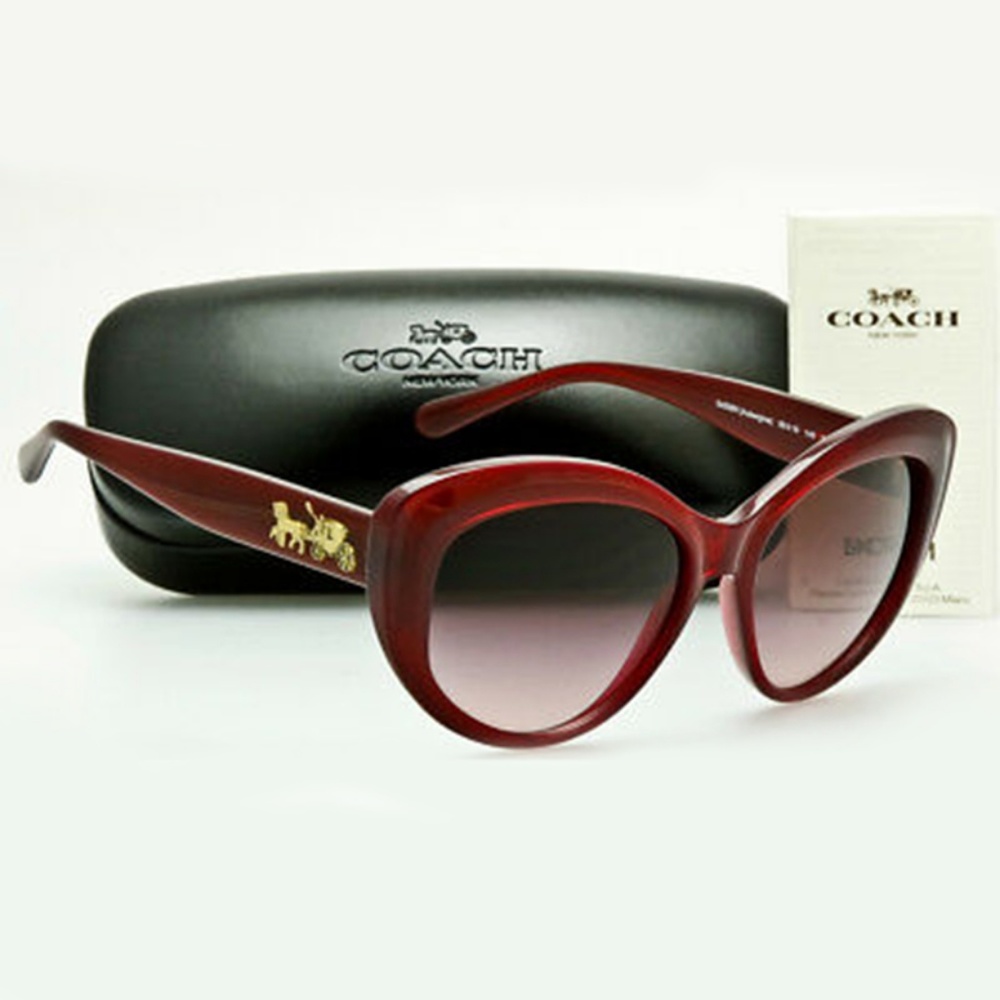 Coach Sunglasses Iconic Coach Buggy on Arms - Picture 2 of 5